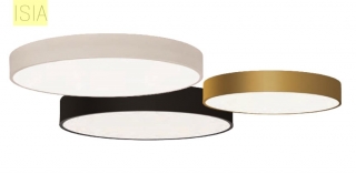 Nástěnné designové led svítidlo - Isia černé